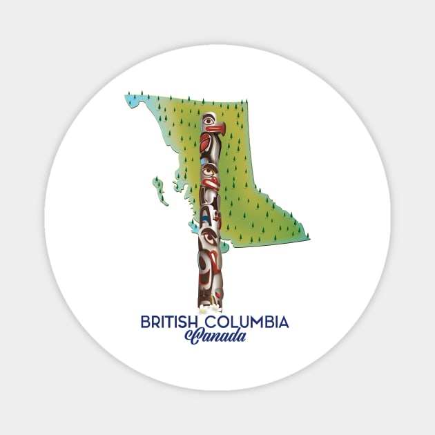 British Columbia Magnet by nickemporium1